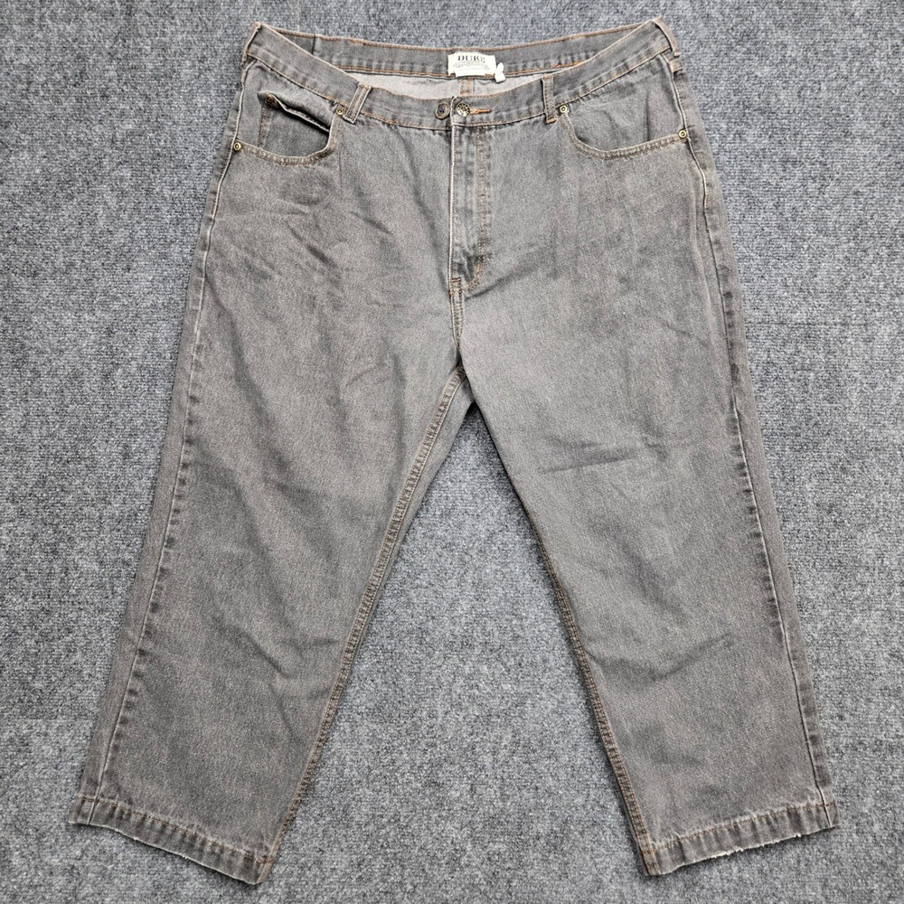 Duke Authentic Fit Mens Gray Straight Leg Jeans Size 40XS VN7147